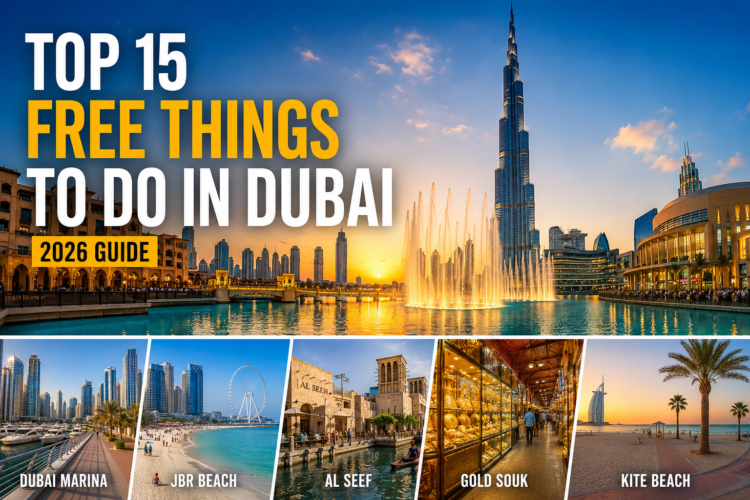 Top 15 Free Things to Do in Dubai